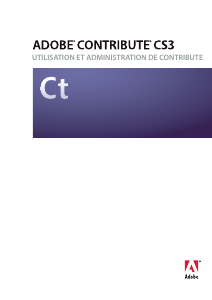 Mode d’emploi Adobe Contribute CS3