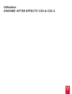 Mode d’emploi Adobe After Effects CS5.5