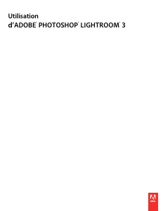 Mode d’emploi Adobe Photoshop Lightroom 3