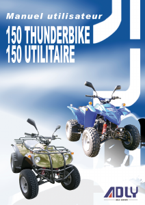 Mode d’emploi Adly 150 Utilitaire Quad