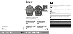 Manual Crivit IAN 338489 Dartboard