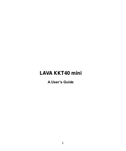 Handleiding Lava KKT 40 Mini Mobiele telefoon