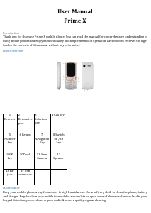 Manual Lava Prime X Mobile Phone