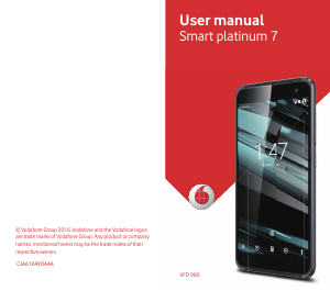 Handleiding Vodafone VFD 900 Smart Platinium 7 Mobiele telefoon