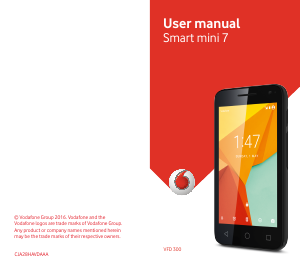 Manual Vodafone VFD 300 Smart Mini 7 Mobile Phone