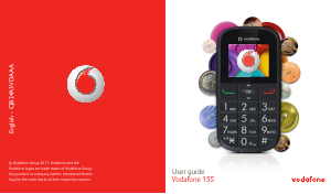 Bruksanvisning Vodafone 155 Mobiltelefon