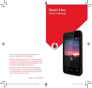 Manual Vodafone Smart 4 Fun Mobile Phone