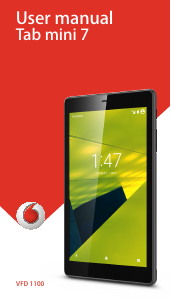 Handleiding Vodafone VFD 1100 Tab Mini 7 Tablet