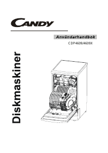 Bruksanvisning Candy CDP 4609 X Diskmaskin