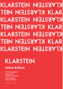 Manual de uso Klarstein 10035187 Hektor Brilliant Campana extractora