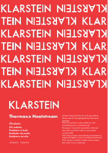 Manual de uso Klarstein 10035055 Thermaxx Heatstream Calefactor