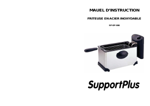 Mode d’emploi SupportPlus SP-DF-006 Friteuse