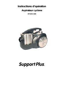 Mode d’emploi SupportPlus SP-EZSS-1600 Aspirateur