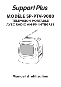 Mode d’emploi SupportPlus SP-PTV-9000 Téléviseur