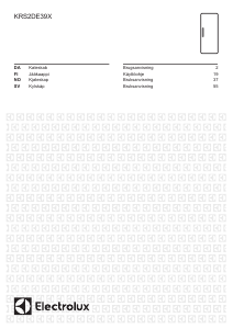Brugsanvisning Electrolux KRS2DE39X Køleskab