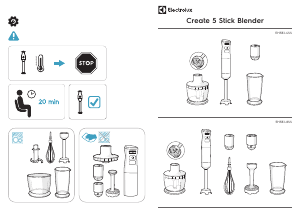 Kasutusjuhend Electrolux E5HB1-8SS Create 5 Saumikser