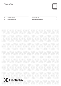 Bedienungsanleitung Electrolux TWGL3E301 Trockner
