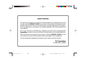 Mode d’emploi SsangYong Stavic (2006)