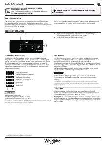 W5 721E OX 2 Frigo congélateur Whirlpool Inox Look - E - 308L