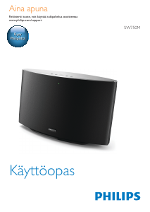 Käyttöohje Philips SW750M Kaiutin