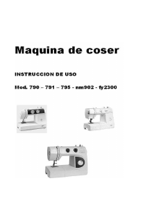 Manual de uso Feiyue FY2300 Máquina de coser