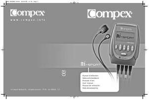 Manual Compex Mi-Sport Electrostimulator