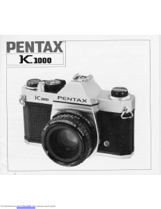 Handleiding Pentax K1000 Camera