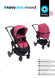 Instrukcja Kiddy Click n Move 3 Wózek