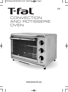 Manual Tefal OT274E51 Oven