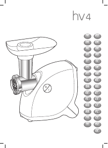 كتيب Tefal NE458137 Hv4 مفرمة لحوم