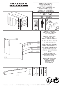 Manual Trasman Beau Estrutura de cama alta