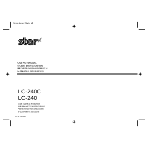 Manual Star LC-240 Printer