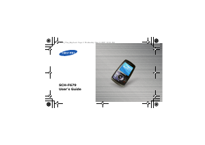 Manual Samsung SCH-F679 Mobile Phone