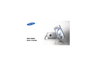 Manual Samsung SGH-E890 Mobile Phone