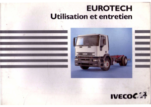 Mode d’emploi Iveco EuroTech (1992) Camion