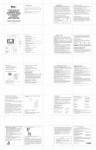 Mode d’emploi Irox HBR325P Station météo