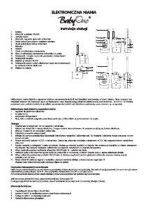 Instrukcja BabyOno 195 Niania elektroniczna