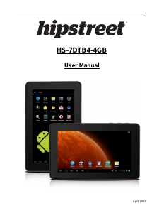 Handleiding Hipstreet HS-7DTB4-4GB Tablet