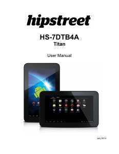 Manual Hipstreet HS-7DTB4A Titan Tablet