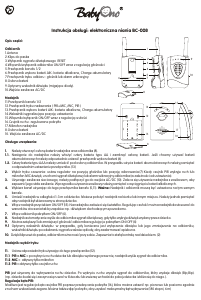 Руководство BabyOno 196 BC-008 Радионяня