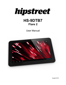 Handleiding Hipstreet HS-9DTB7 Flare 2 Tablet
