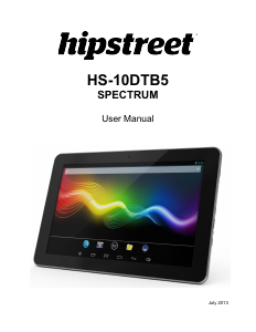 Manual Hipstreet HS-10DTB5 Spectrum Tablet