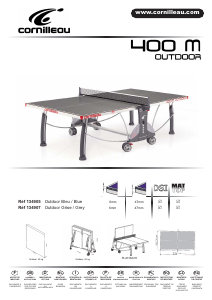 Handleiding Cornilleau 400M Outdoor Tafeltennistafel