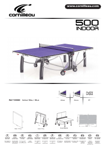 Manual Cornilleau 500 Indoor Mesa de ténis de mesa