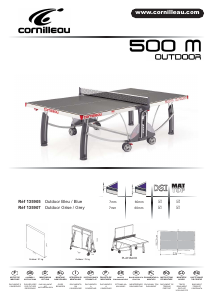 Manuale Cornilleau 500M Outdoor Tavolo da ping pong