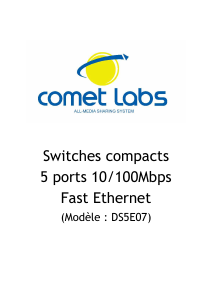 Mode d’emploi Comet Labs DS5E07 Switch