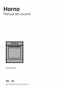 Manual de uso BEKO GM 15321 DX Cocina