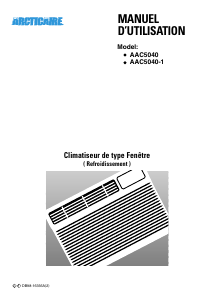 Mode d’emploi ArcticAire AAC5040-1 Climatiseur