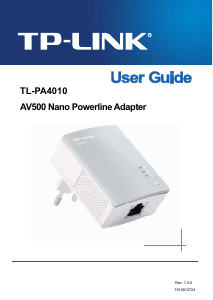 Handleiding TP-Link TL-PA4010 Powerline adapter