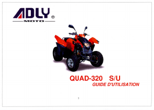 Mode d’emploi Adly QUAD-320S Quad